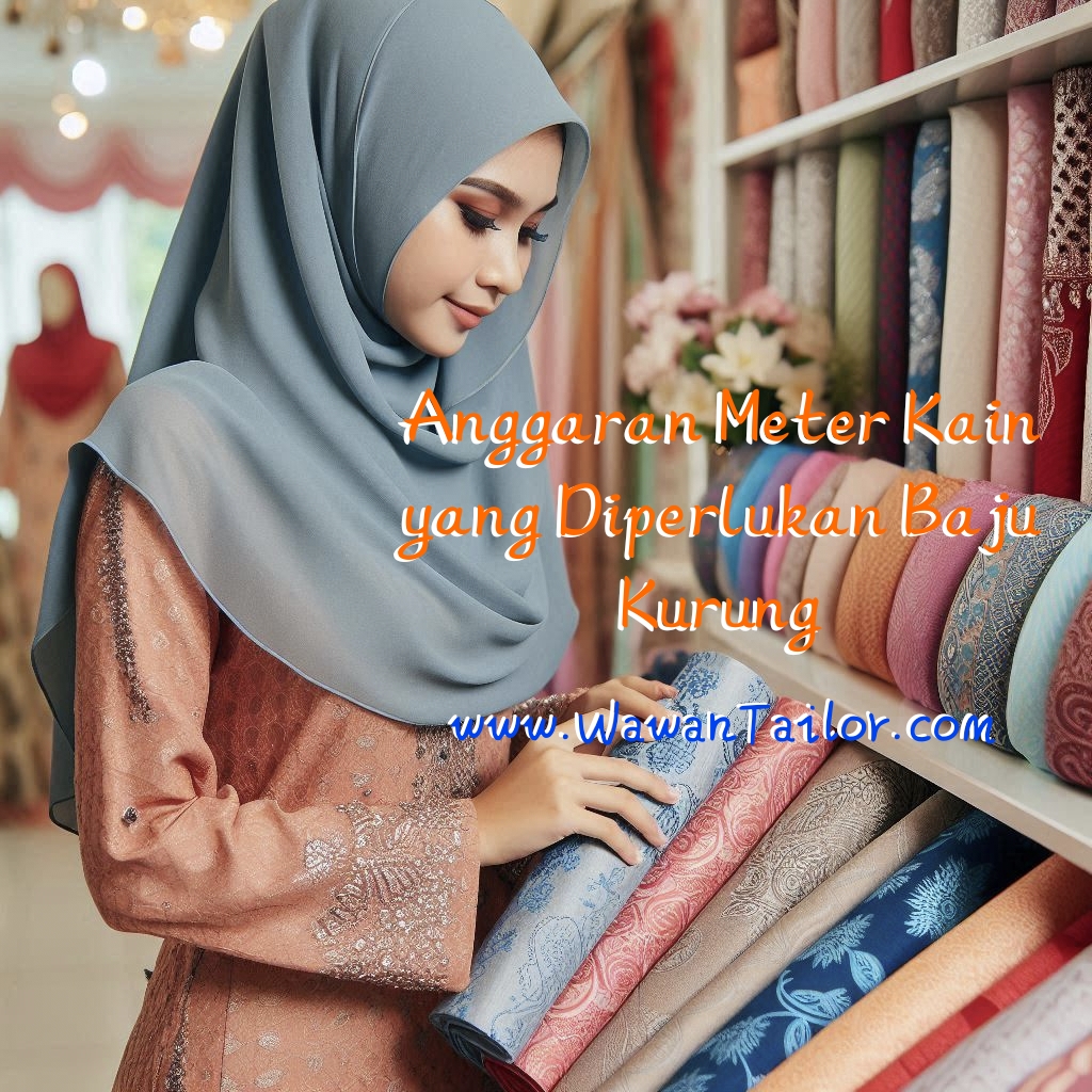 berapa meter kain untuk baju kurung