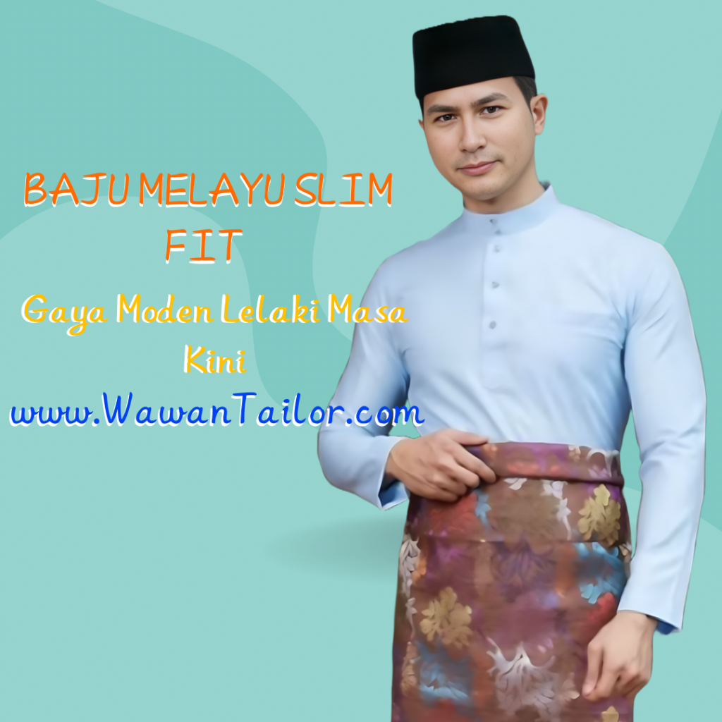 Baju melayu slim fit