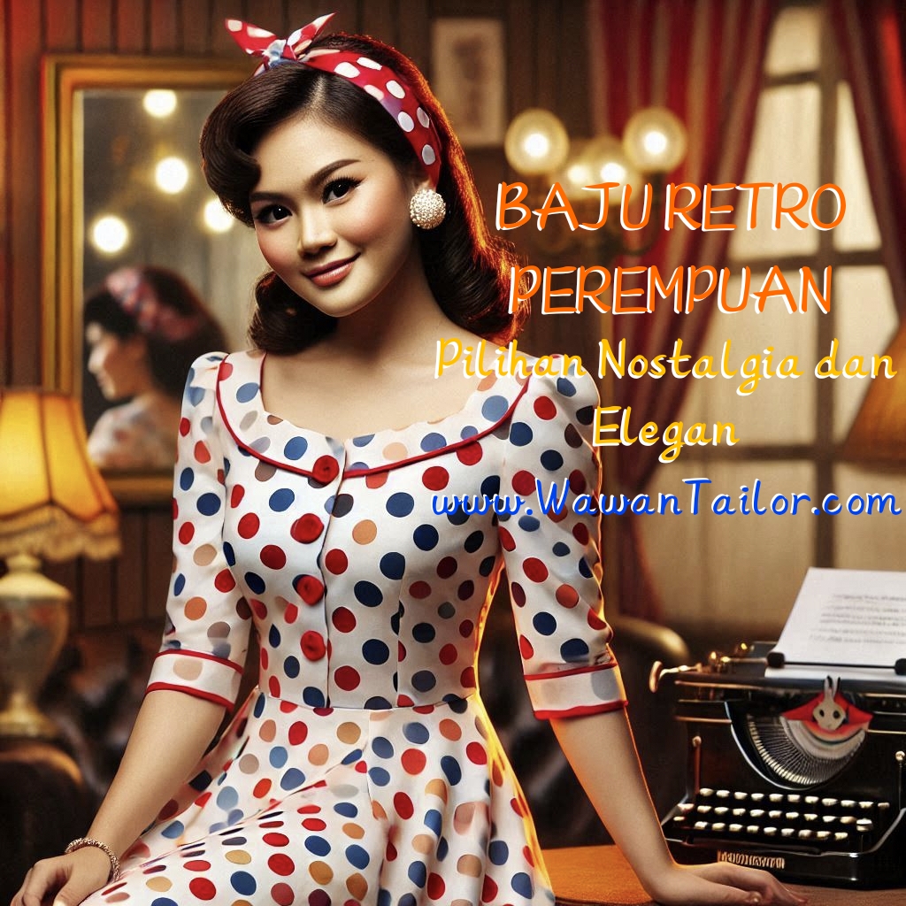 Baju retro perempuan